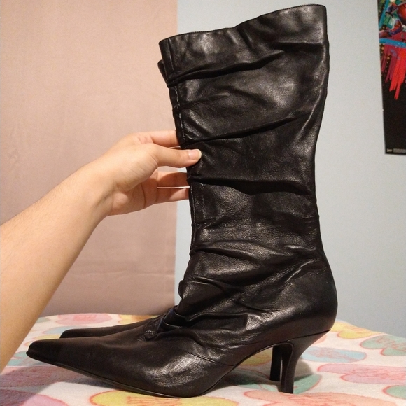 Nine West Shoes - Nine West Leather stiletto Boots
